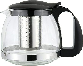 Glow Glass 600ml Infusion Teapot   Heat Resistant Glass Teapot with Stainless Steel Infuser for Loose Leaf Tea - The Ultimate Tea Infuser for Every Occasion - Perfect Everyday Tea Pot