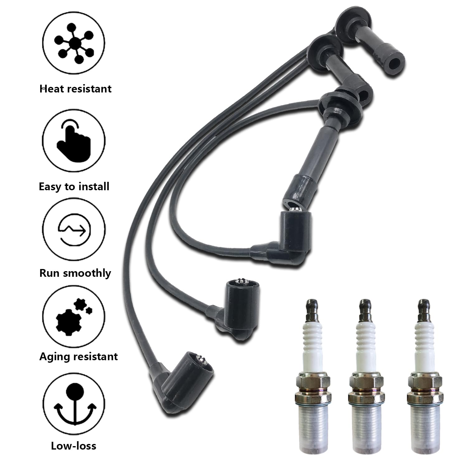 Kawasaki Mule Pro FX EPS 20 Spark Plug Wires. Free Shipping