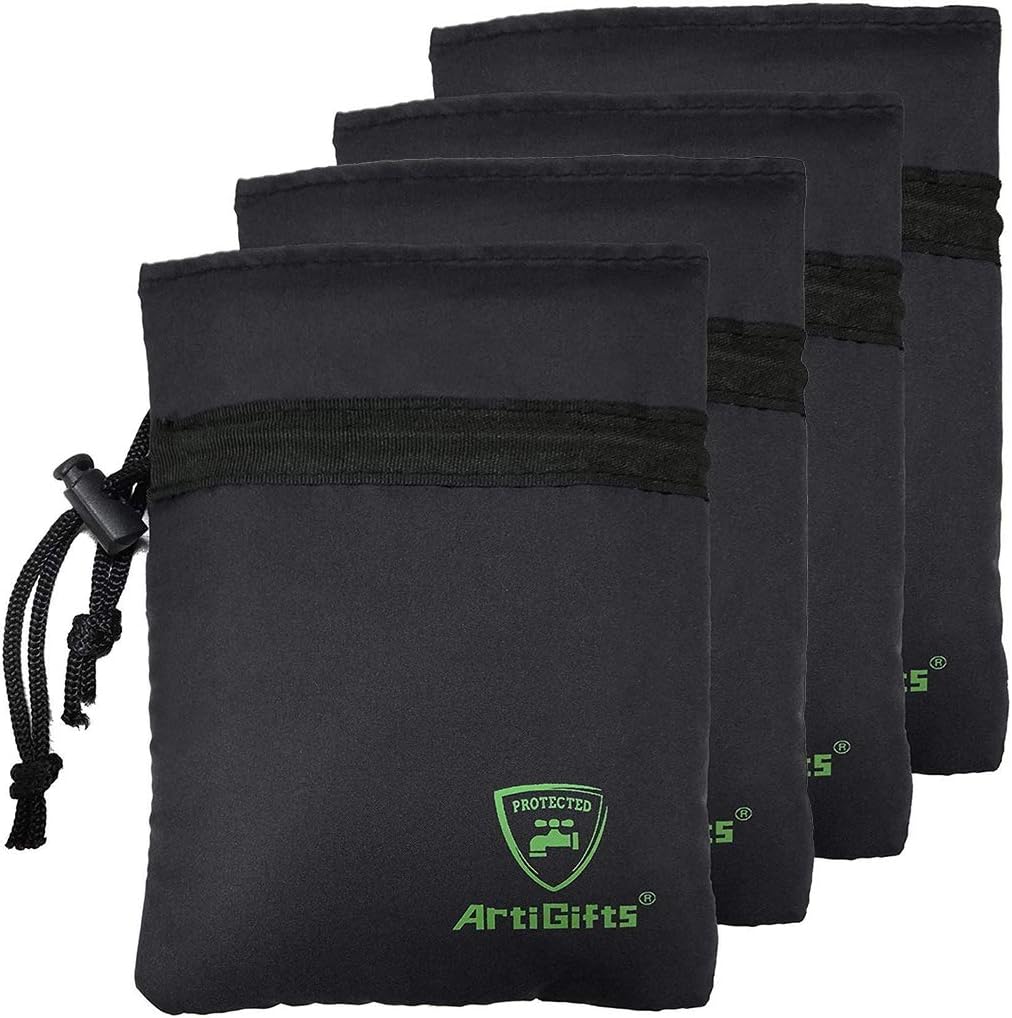 ArtiGifts Pro Outdoor Water Faucet Cover Socks for Winter Freeze Protection, 5.9" W x 7.7" H, (Mazarine Blue, Set of 4) : Patio, Lawn & Garden