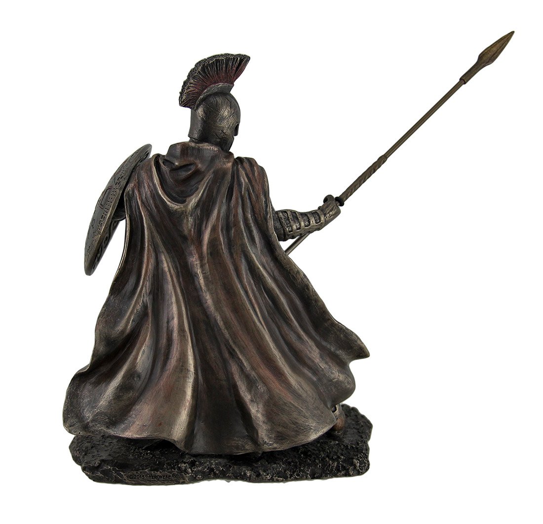 Amazon.co.jp: Hector Trojan War Fighter Bronze Finish Statue w