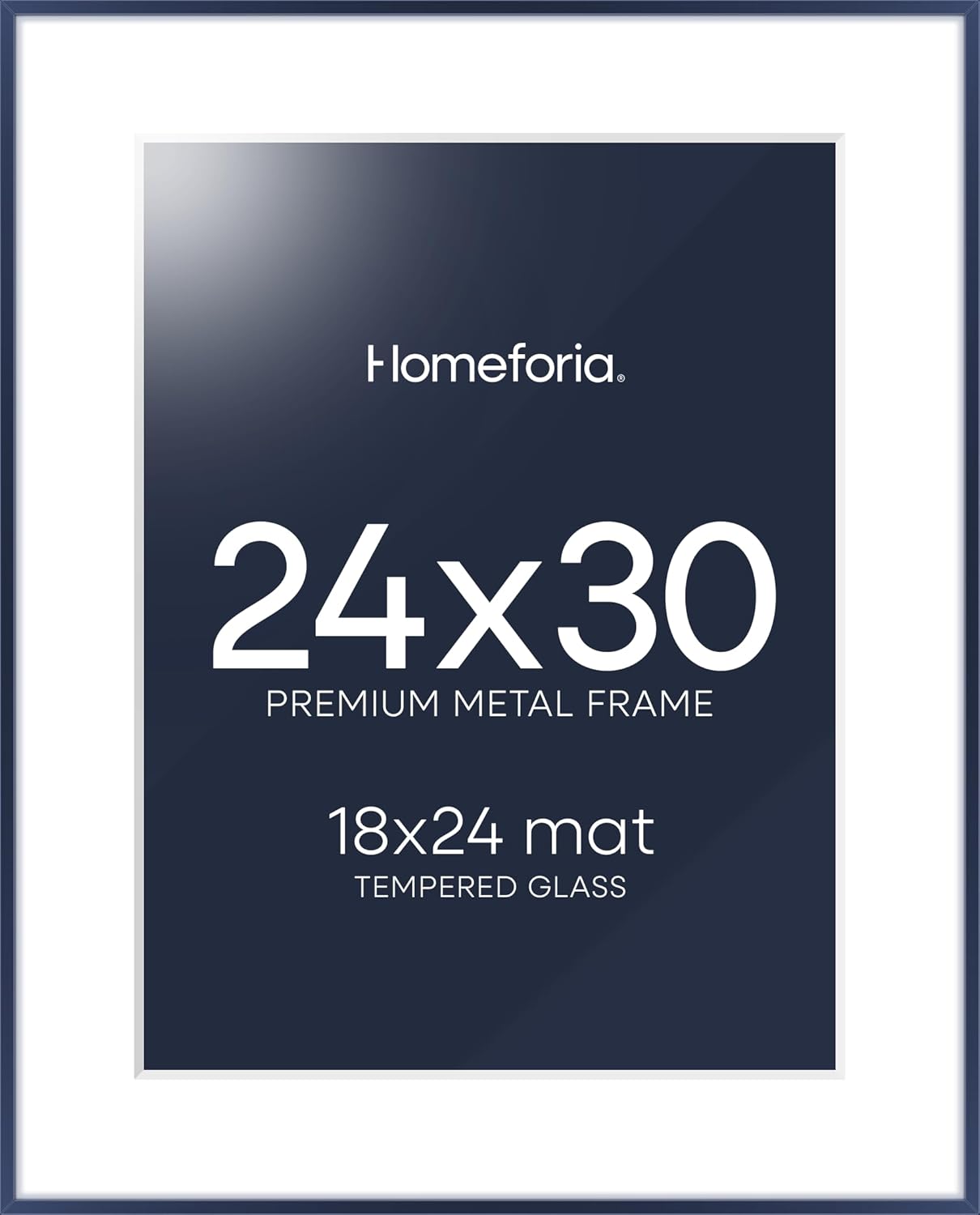 Homeforia Navy 24x30 Frame with Glass