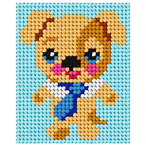Orchidea Tapestry Kit: My First Puppy, 17 x 20.5cm, Multi
