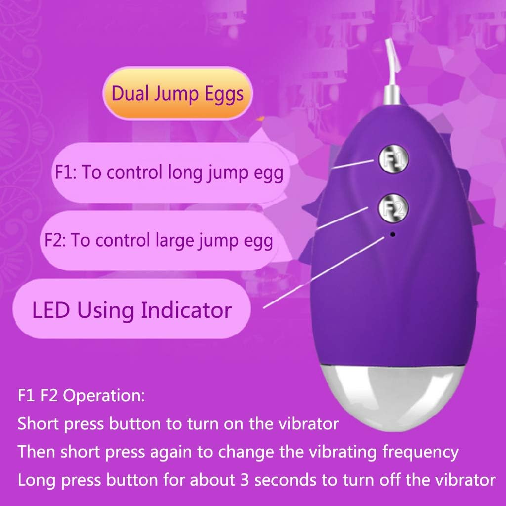 Vibrador inalámbrico con control remoto, resistente al agua ...