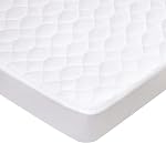 American Baby Company Waterproof Fitted Mini Crib Mattress Protector 38" x 24" - Quilted, Noiseless, Soft & Breathable Pack n Play and Mini Crib Mattress Cover | Quilted, Noiseless, Ultra-Soft & Breathable Pack n Play and Mini Crib Mattress Cover