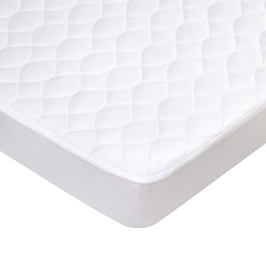 American Baby Company Waterproof Fitted Mini Crib Mattress Protector 38 x 24 - Quilted Noiseless Ultra-Soft Breathable Pack