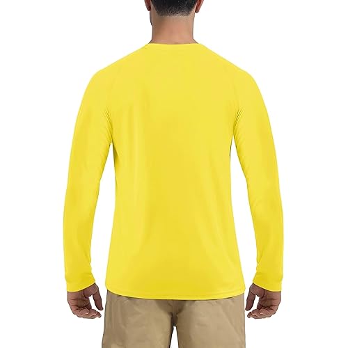 Boladeci Rash Guard For Men Long Sleeve Tee Shirts SPF 50 Sun UV Protection  Clothing Lightweight Breathable Quick Dry Gym Running Swimming