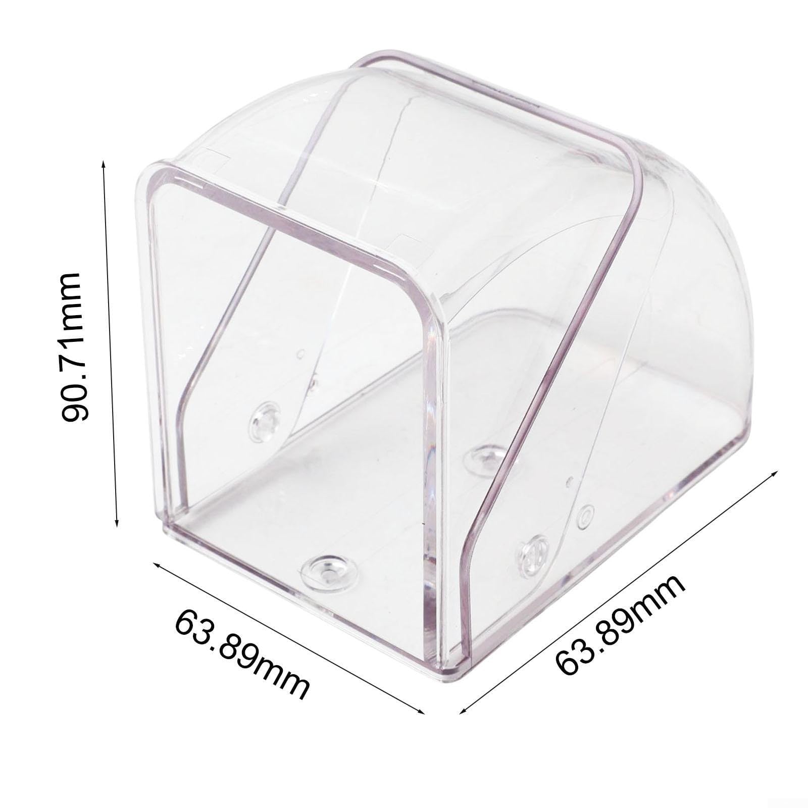 Caja impermeable transparente de la cubierta del timbre de la PC para la protección del timbre inalámbrico al aire libre (1pcs)