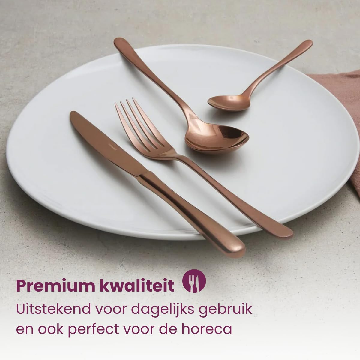 Sambonet - Servizio 24 Pz Monoblocco Taste Vintage Pvd Copper