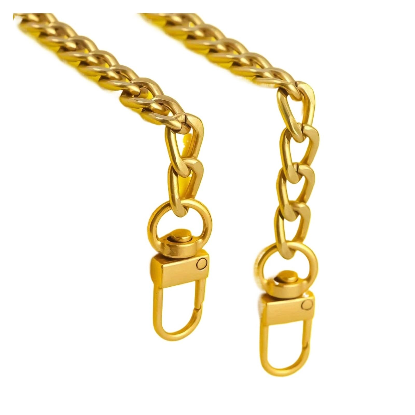 Correa de cadena metal for asas bolsos, bandolera, bolso hombro, accesorios decorativos Adecuado Para Bolsos Y Carteras(Old Gold,120cm)