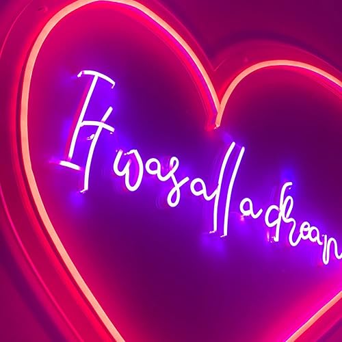 Vista 67 de Letreros LED de neón personalizados para decoración de pared de dormitorio, boda, fiesta de cumpleaños, decoración del hogar, letrero de neón