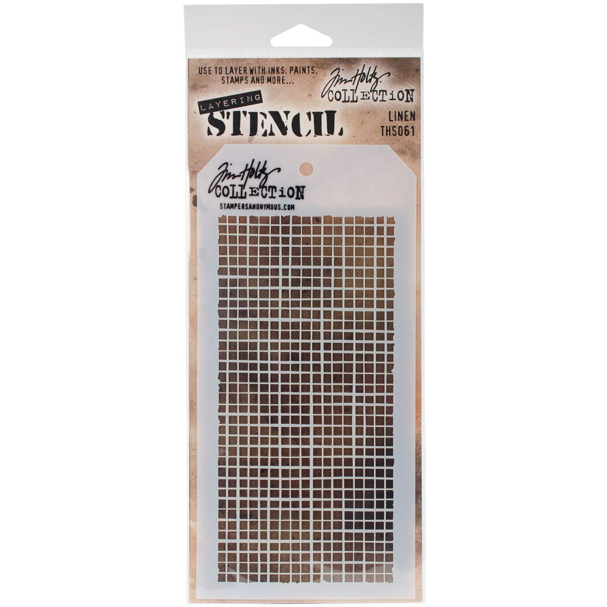 Stampers Anonymous Multi-Colour Ths061 Tim Holtz Layered Stencil, 4.125 X 8.5-Inch