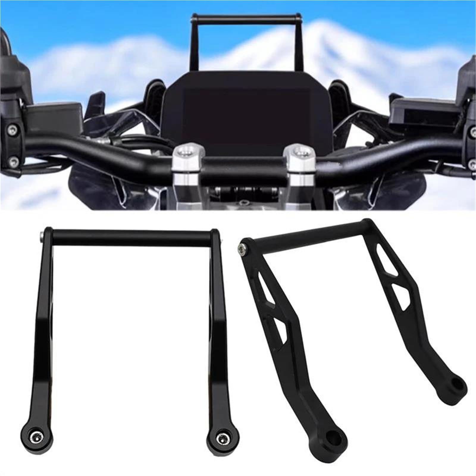 Inteligente Teléfono Soporte Soporte para Placa De Navegación GPS Motocicleta para R1300GS 2023-2024. Extensión para Manillar para Teléfono Móvil Adaptador