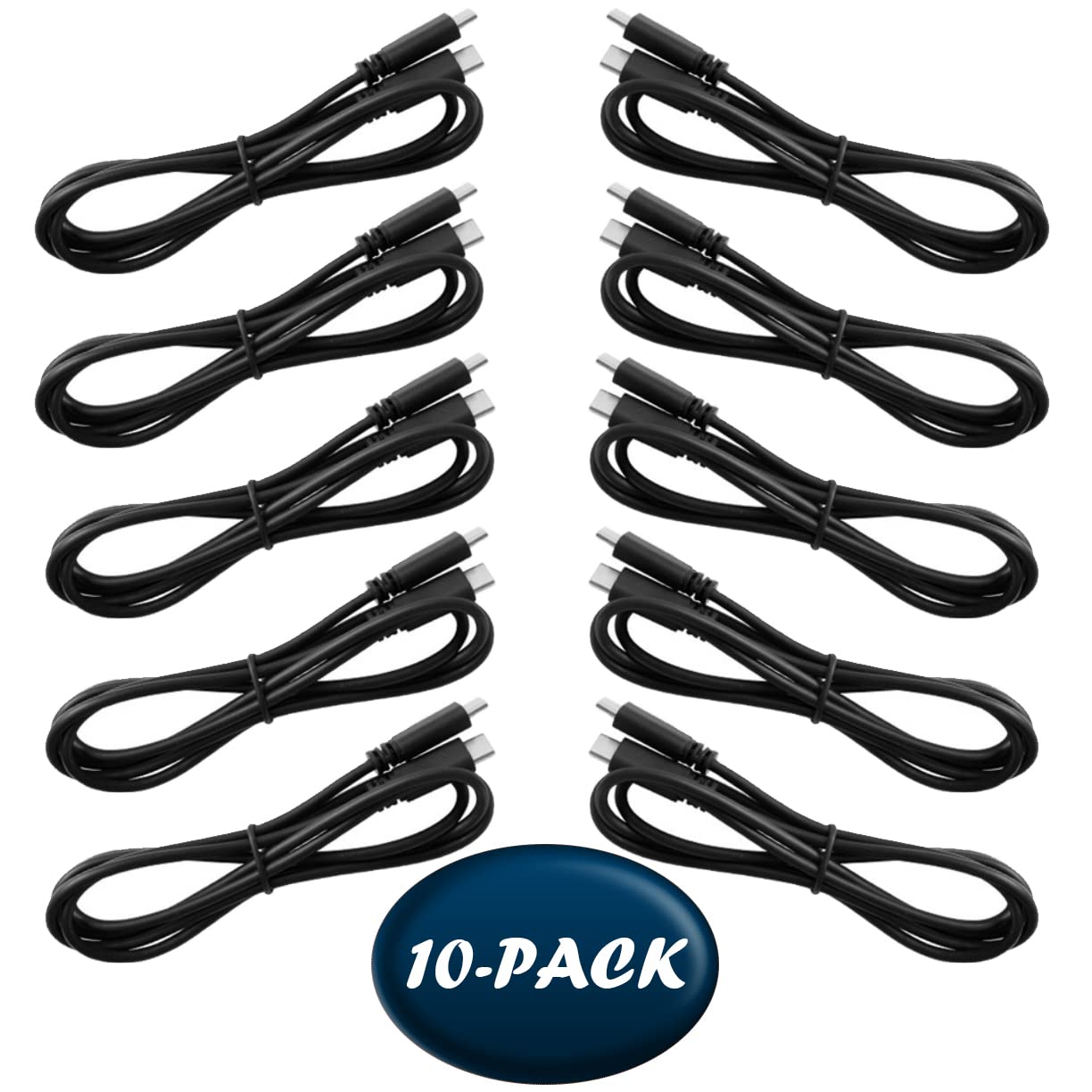 USB C auf USB C 60W Kabel 1 m, [10 Stück] Bulk USB Typ C Schnellladekabel Kompatibel mit MacBook Pro, iPad Mini 6, iPad Air 4, iPad Pro 2020 2018, Galaxy S21 S20 Ultra Note 20 36 DE