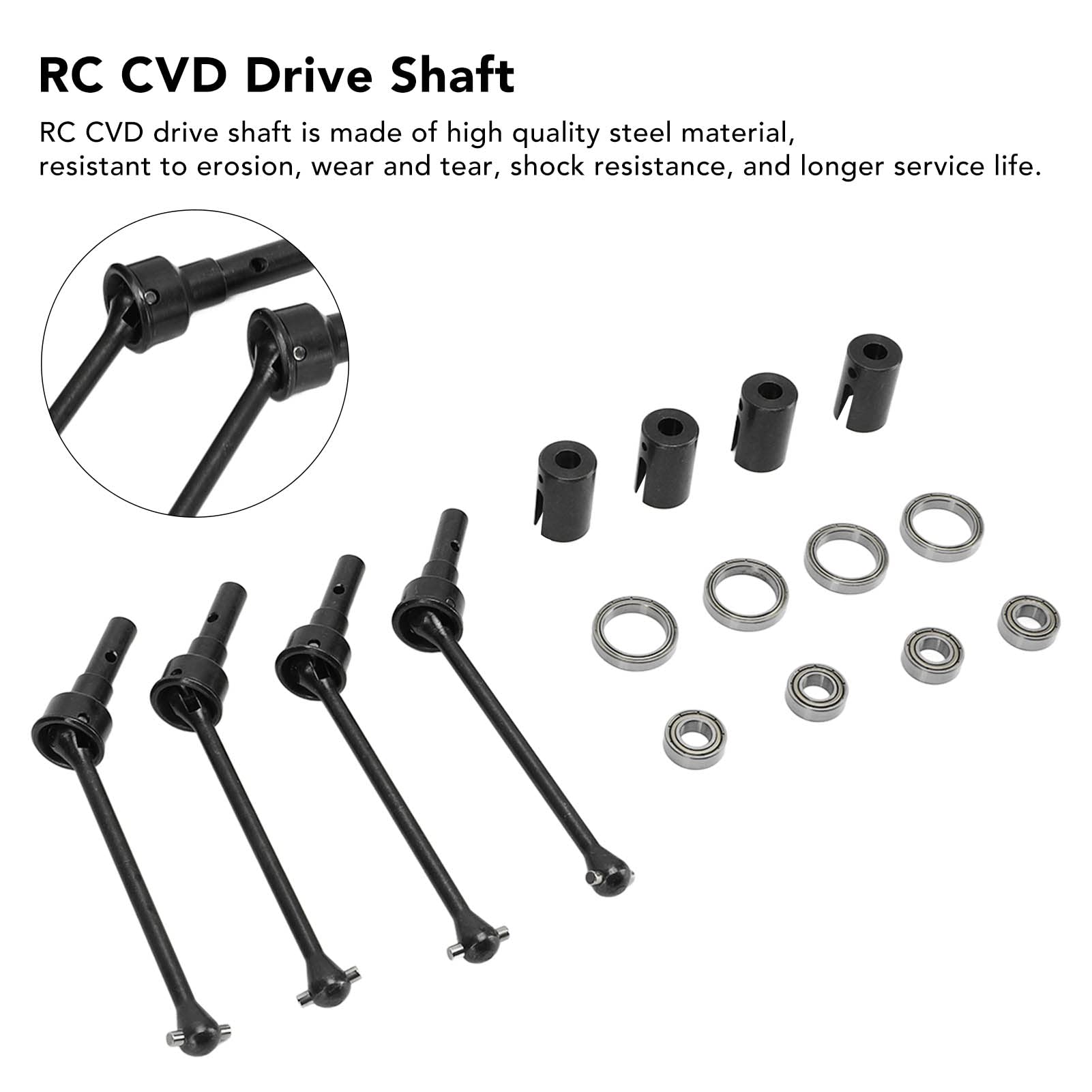 Redcat Racing 02106 Steel Universal Shafts (2Piece)