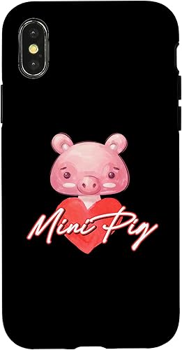 Miniatura 4 de iPhone 13 Pro Cute Mini Pig Heart  Carcasa propietaria de cerdo miniatura