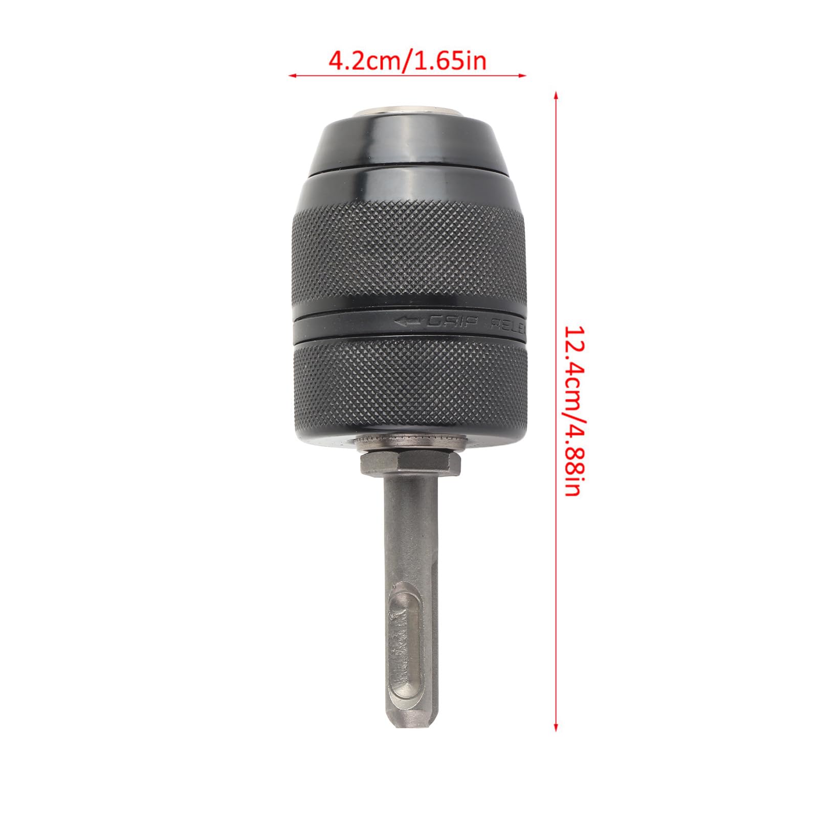 Adapter uchwytu wiertarkowego SDS, Hilitand bezkluczykowy uchwyt do tokarki i wiertarki, bezkluczykowy adapter uchwytu wiertarkowego, 2mm-13mm mocny konwerter narzędziowy z adapterem trzpieniowym SDS