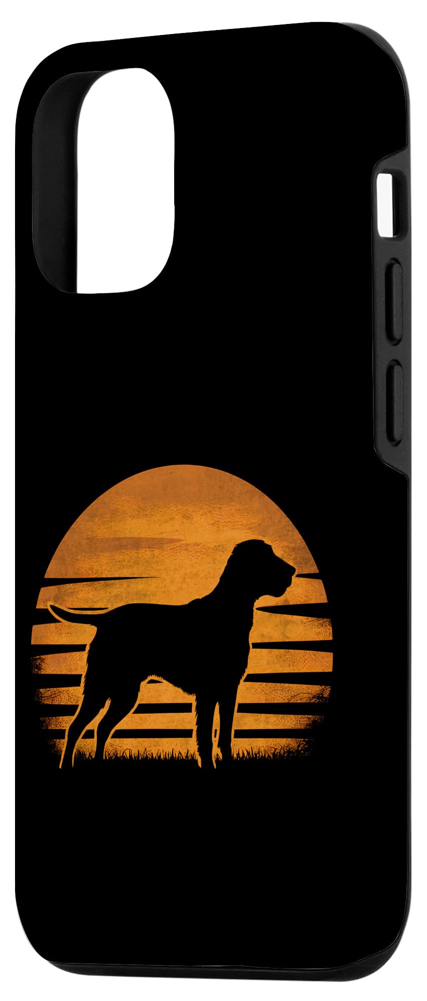 iPhone 15 Retro Sunset Design Dunker Dog Case - Image 2