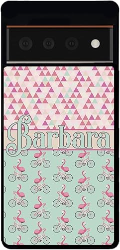 Miniatura 5 de Flamingo's Riding Bicycle's Bikes Black Rubber Phone Case Compatible With Google Pixel 10, 10 Pro, 10 Pro XL, 9a, 9 Pro, Pixel 9, Pixel 9 Pro XL,