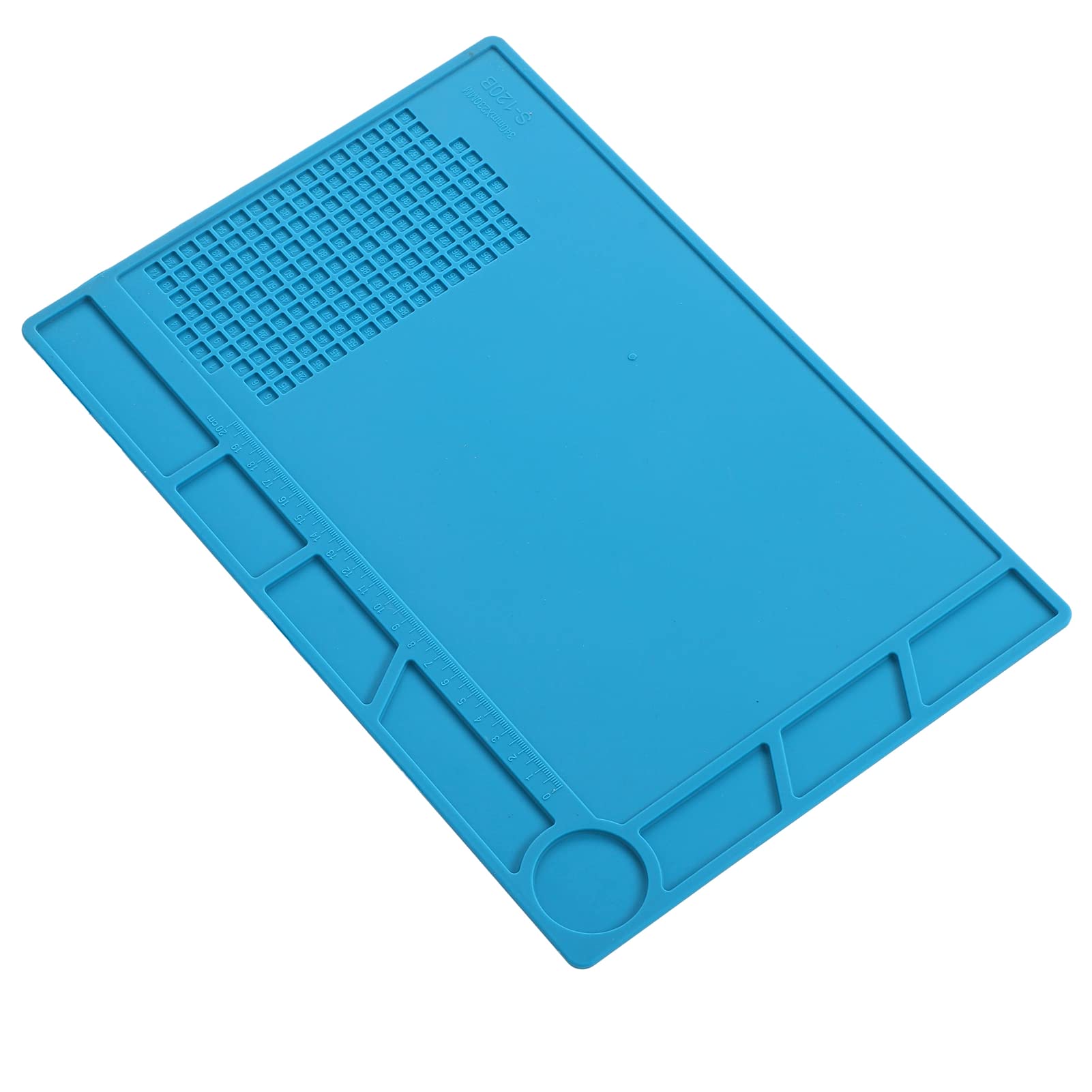 Soldering Mats, Anti Static Non Slip Soft Silicone Repair Mat for Computer Phone Maintenance(S-120B)