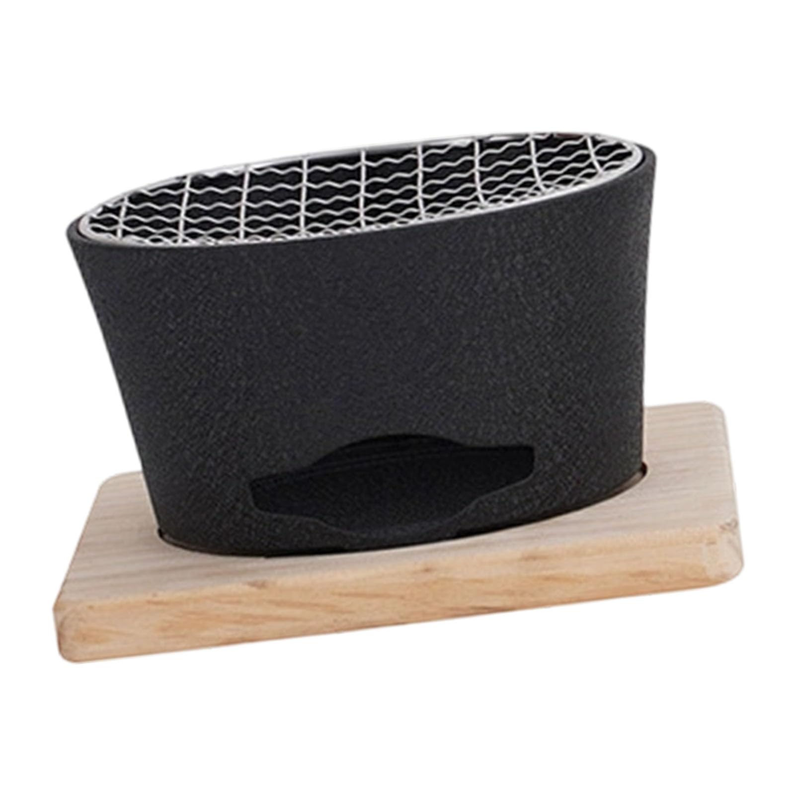 Carotoe Black Japanese Cast Aluminum Desktop Cast Aluminum Stove Barbecue Grills Grills For Indoor Activity Tea Roasting Oven