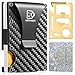 Carbon Fiber Slim Wallet | RFID Minimalist Wallet | Carbon Fiber Money Clip | Credit Card Holder Wallet for Men and Women | Fiber Wallets | Slim Wallet | Cash Money Clip | 2020 Version