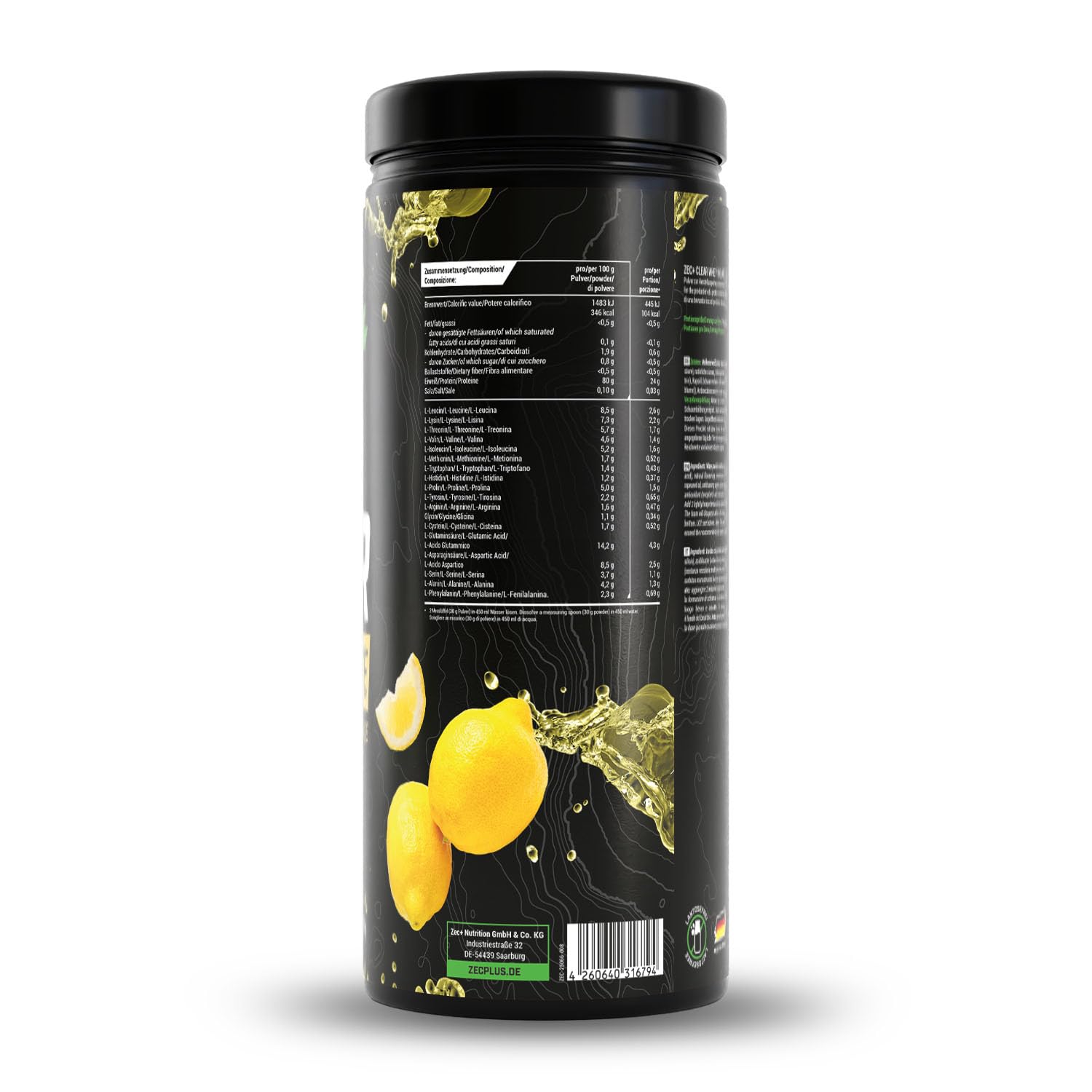 Zec+ Clear Whey Isolate (900g) Lemonade - Białka - Clear Protein