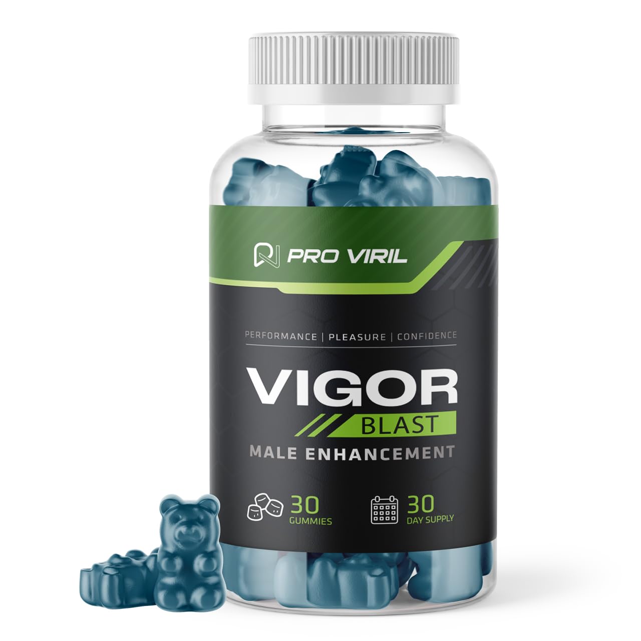 G MAN FITNESS Pro Ѵiril - Ѵigоr Blast Gummies - ProViril Daily Vitamins Gummy - Ѵigоr Blast Gummy Bears Mens Multivitamin - (1 Pack)