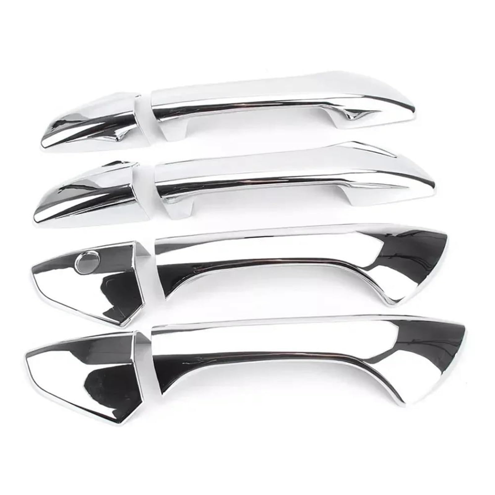 Yytemd Normal Silver Car Exterior Door Handle Cover Moulding Protective Accessories For Accord For Sedan 2008-2012 Chrome(Normal Silver)