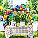 Teenitor 120 PCS Decorative Decor Balloon Rings Buckle Balloon Arch Folder Convenient Clip Connector