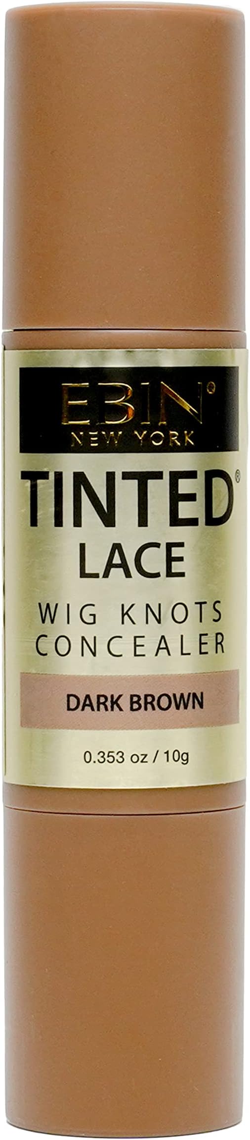 EBIN NEW YORK Tinted Lace Wig Knots Concealer - Dark Brown, 10g | Long Lasting Formula Blends Natural, Seamlessly with Your Skin Tone