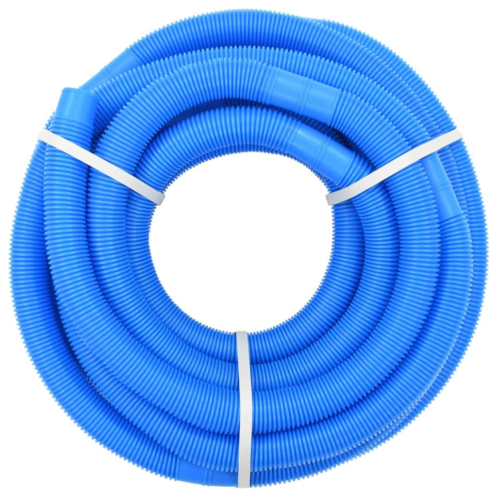 vidaXL Tuyau de Piscine Bleu 38 mm 15 m Tuyau Pompe de Filtration Vidange