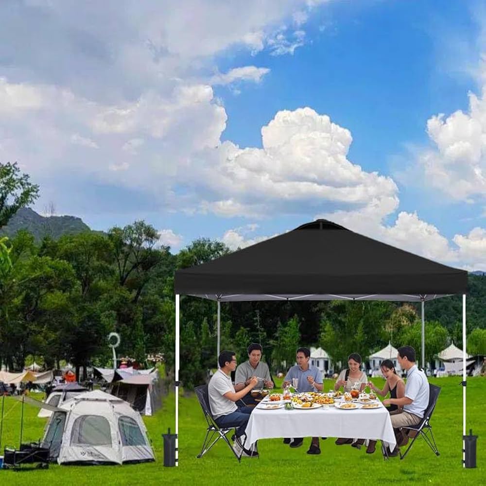 Amazon | MoriSky タープテント 3m×3m ワンタッチタープテント 足直径