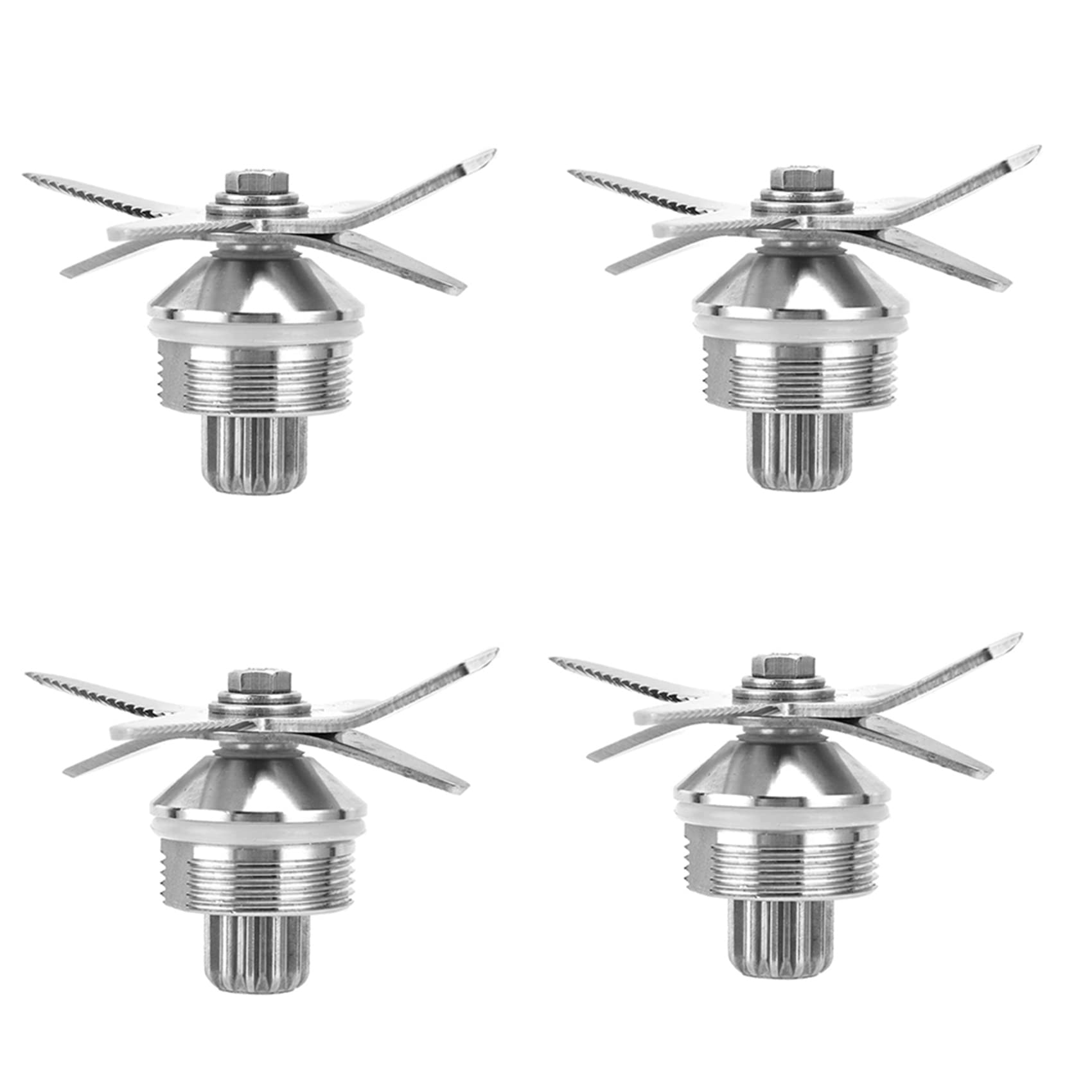 Hndhbfgrt 4X Blender Blade Replacement, 6-Blade Juicer Replacement Blade, Blender Replacement Parts for Blender