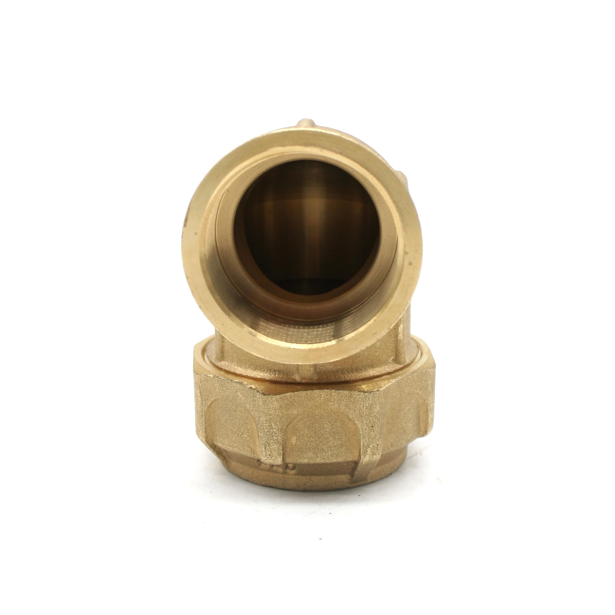 DOJA Barcelona | 2 Codo Hembra 90° Polietileno | Para Tubo Polietileno 40mm x1 1/4" | Conector Laton | Codo Fontaneria Para Tuberia Compresión, Agua Lluvia, Electrovalvula Riego, Piezas Polietileno