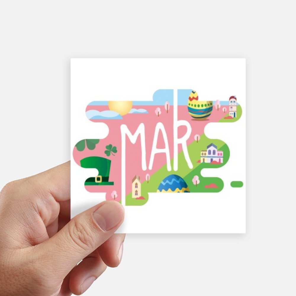 Autocollant carré 10cm durable sticker étanche pour ordinateur