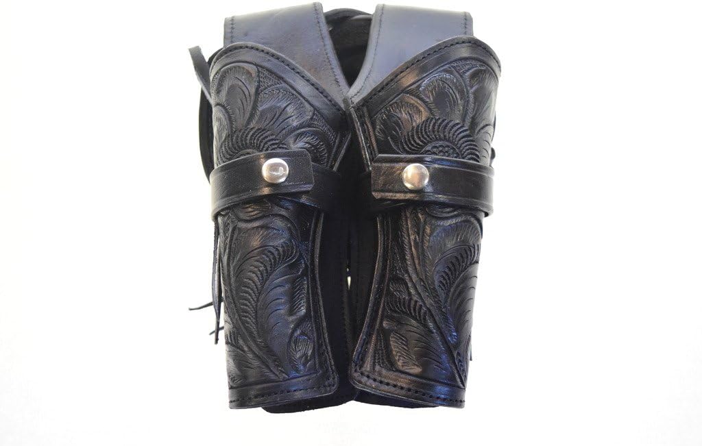 Gun Holster & Belt Cowboy Western Style Rig .38/.357 Cal Double Drop Holster Standard .38/.357 Barrel