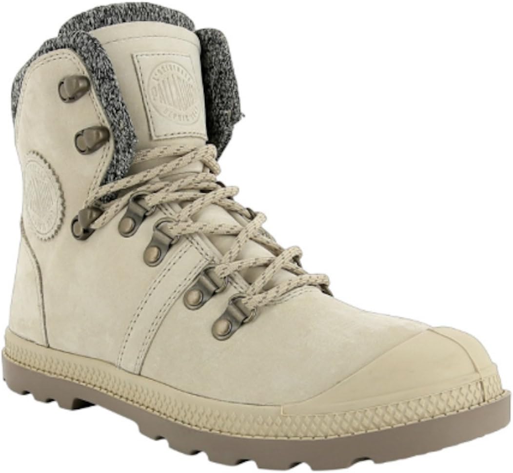 Palladium Boots Womens Pallabrouse Hikr Lp, Color: Safari/Black, Size: 7.5 (9514