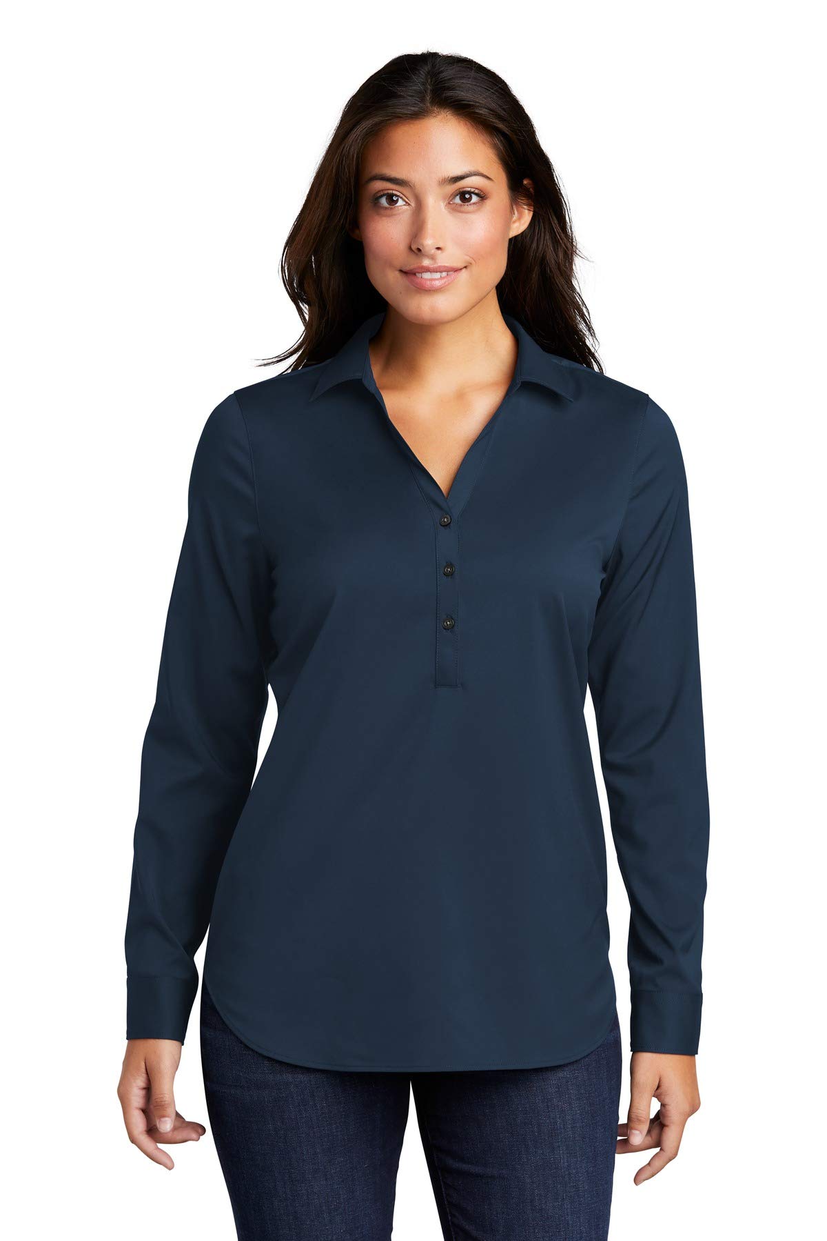 Port Authority Women's 3/4-Sleeve Tunic Blouse