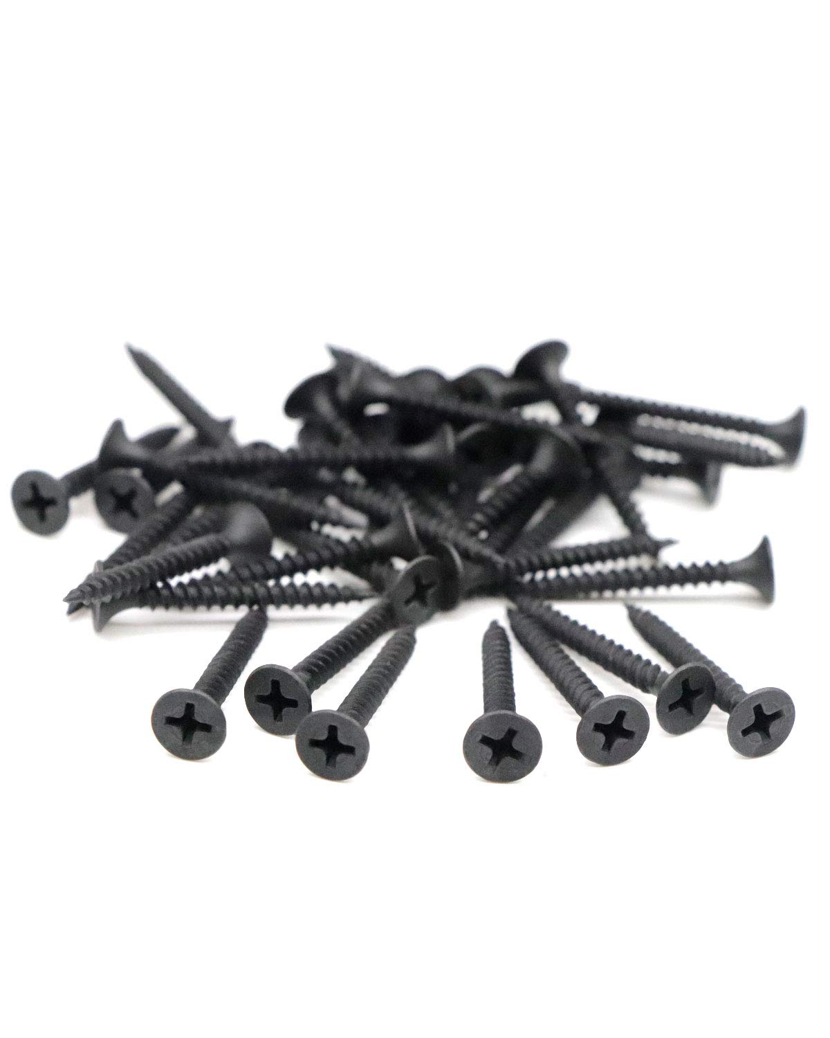 Carbon Steel 1022A Black Phosphate IMScrews 200pcs 6x11/2 Flat Head