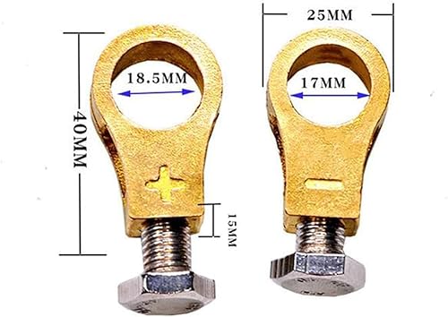 Miniatura 6 de Clip de conexión de batería de cobre puro, kit de conectores de terminales de batería de automóvil, clips de conector de terminal de batería,