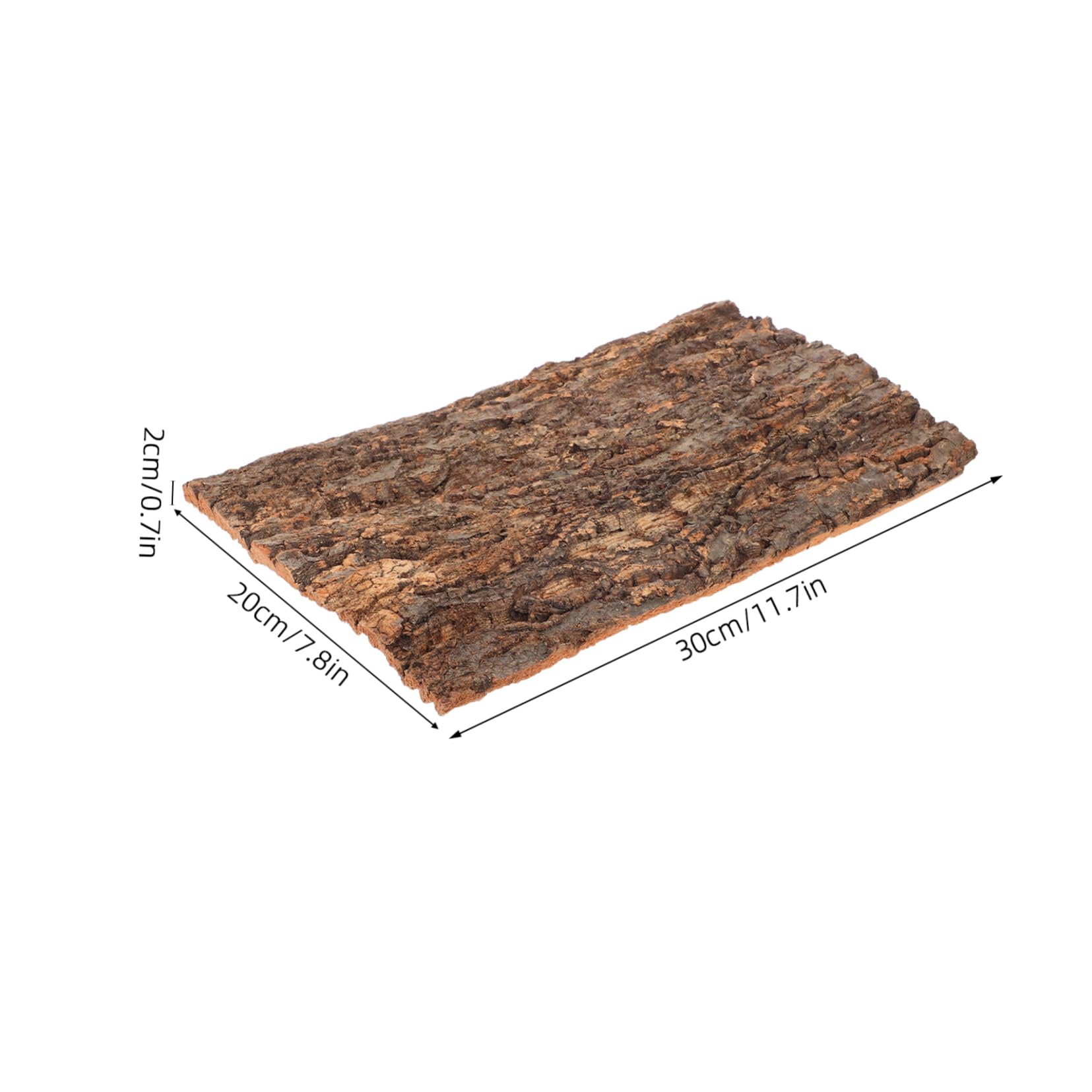 PartyKindom 2Pcs Natural Tree Bark Reptile Platform for Terrarium Decor Climbing Tree Bark for Snakes Lizards Spiders and Tortoises Durable and Safe Habitat Accessories - Image 2