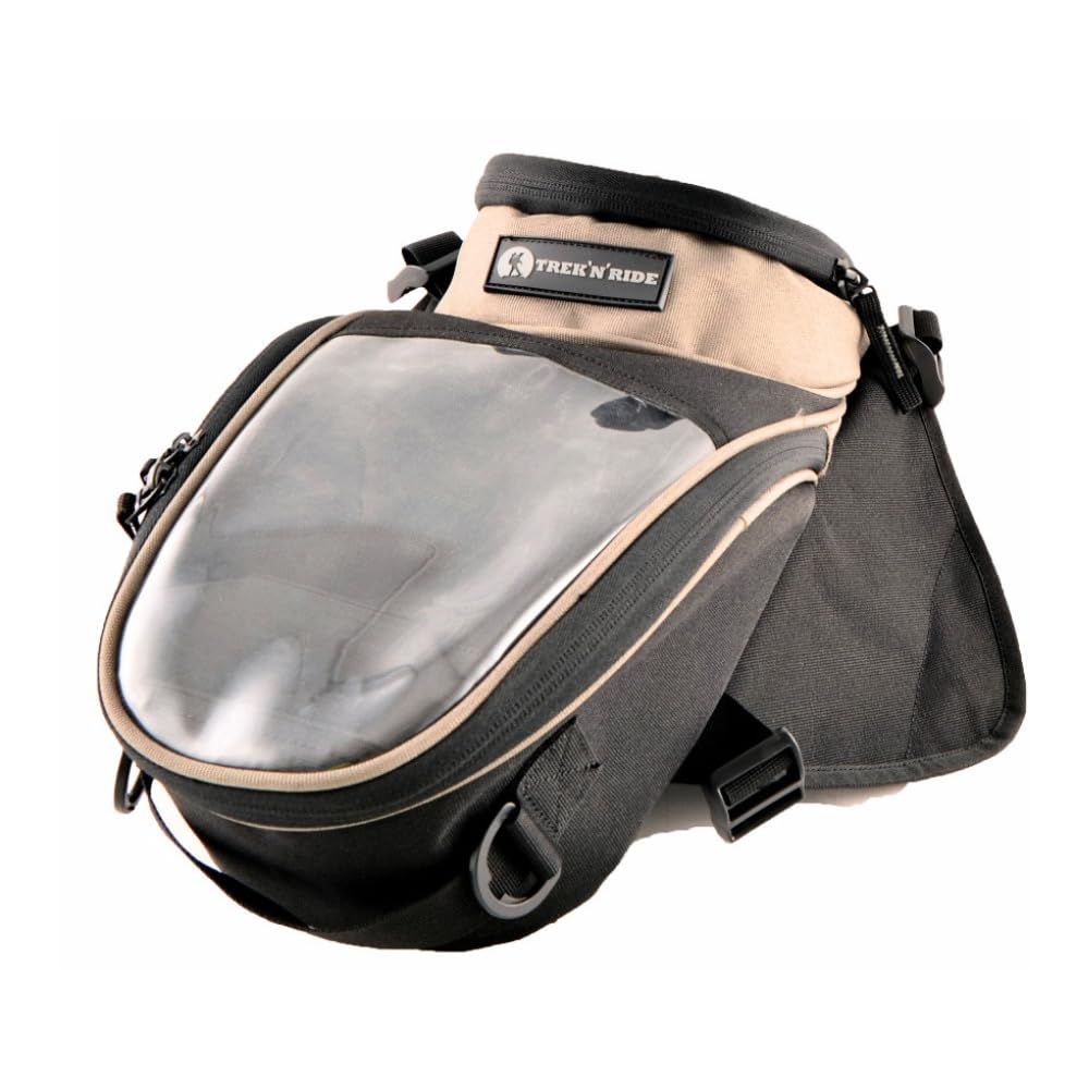 TREK 'N' RIDE Magnetic Waterproof Mini Tank Bag for Royal Enfield, Sports Bikes | Universal Fit for Touring, Travel & Adventure| Suitable for Metal and Non-Metal Tanks-image-4