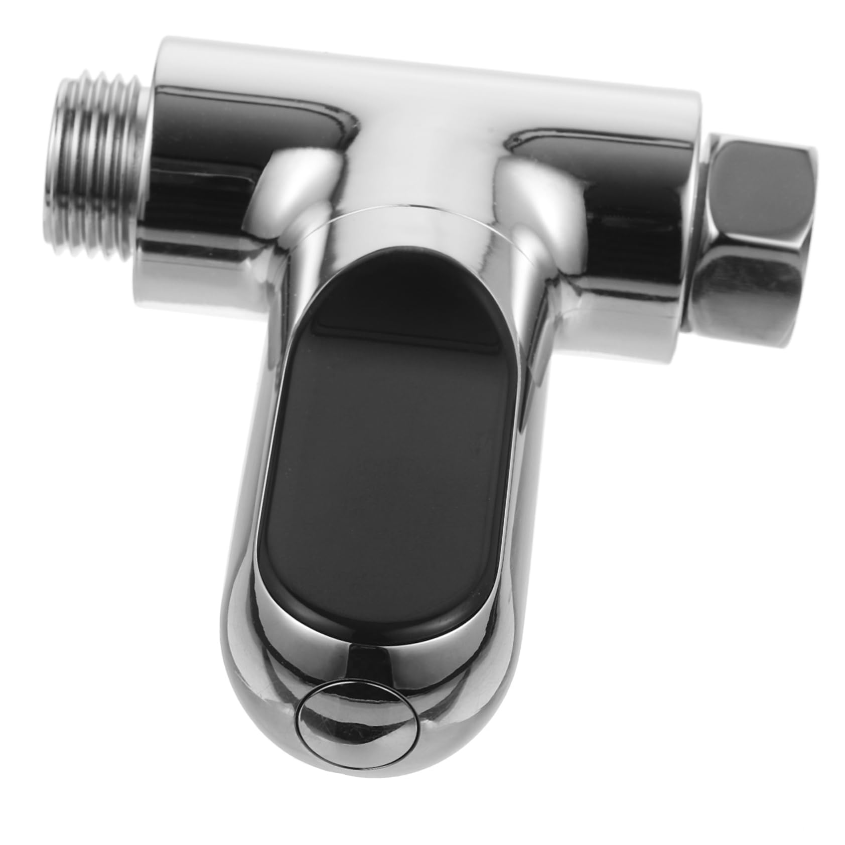 Abaodam Medidor De Del Agua Termómetro De Ducha Led Forma De Dodecágono Termómetro De Agua Digital Para Shower y Uso Diario