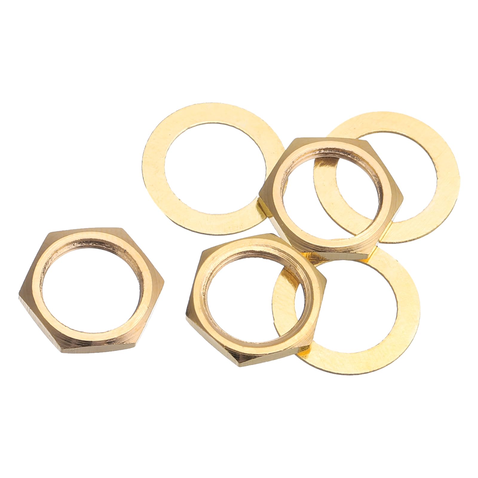 MECCANIXITY 3 Set Guitar Nuts and Washers 3/8