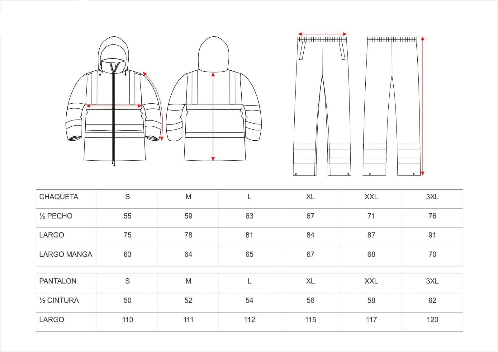 WORKTEAM Traje de Agua Impermeable Alta Visibilidad con Cintas Reflectantes, Capucha Ajustable, Chaqueta y Pantalón, Ropa de Trabajo Resistente Unisex