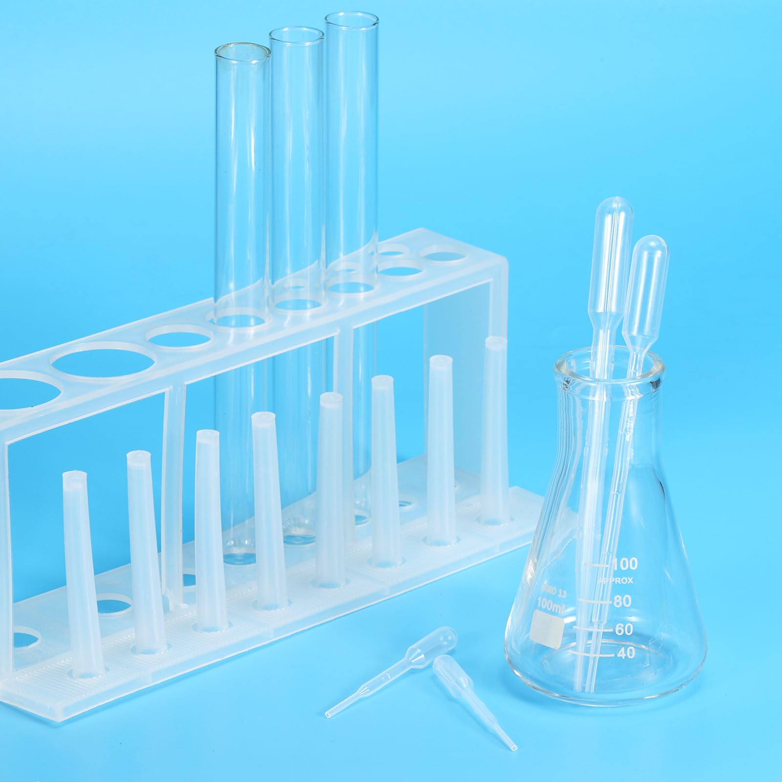 PATIKIL Transferencia Desechables Pipetas, 300uds 2ml LDPE Polietileno Plástico Pipeta para Transferencia Líquido para Laboratorio, Química, Transparente