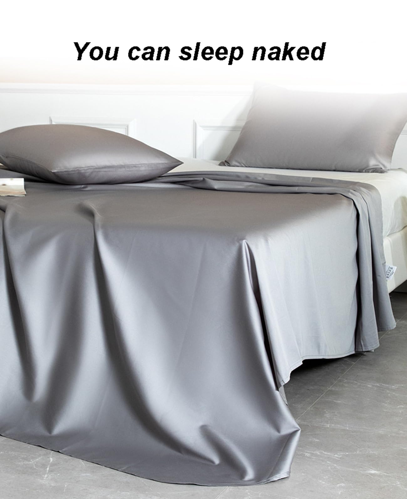 Juego De Sabanas De 3 Piezas Raso Cama, Sábanas para Cama Y 2 Funda De Almohada(48X74 Cm), Premium, Esquinas Redondeadas, Modernas Y Sencillas,Púrpura,245x250