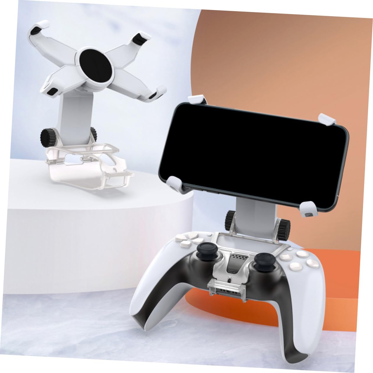 Angoily 3piezas Soporte Para Gamepad Inalámbrico y Teléfono Móvil Holder Práctico Para Compatible y Móviles Diseño Ergonómico y Multiusos Para Ver Videos y