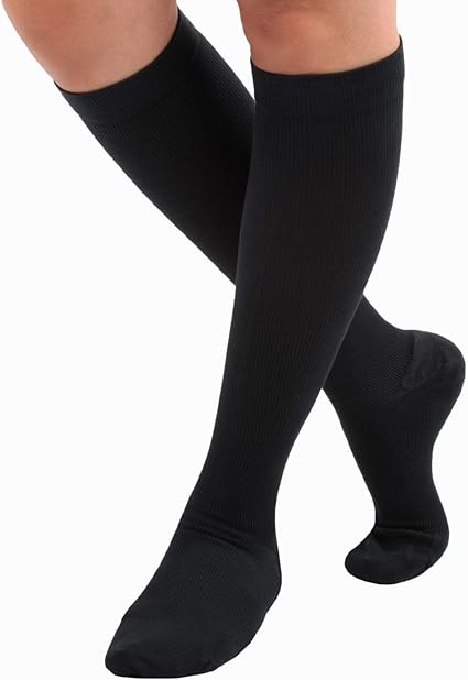 Amazon Com Absolute Support Made In Usa Cotton Dress Unisex Compression Socks 15 20mmhg Graduated Knee High Support Stockings For Women And Men Black Small Health Household Amazon Com Absolute Support Made In Usa Cotton Dress Unisex Compression Socks 15 20mmhg Graduated Knee High Support Stockings For Women And Men Black Small Health Household