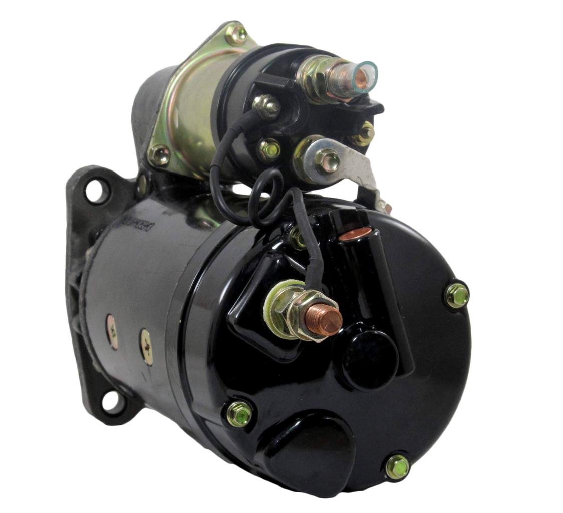 RAREELECTRICAL New 12V 12T Starter Motor Compatible with Peterbilt Truck 320 379 Cummins 8.3 8.9 10478999